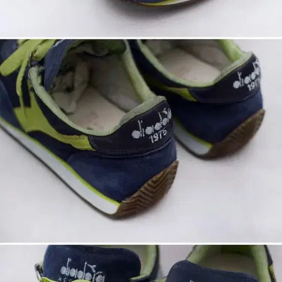 [BUNJANG] Diadora Heritage Stone Wash Leather Sneakers (US6 / 240) / 미착용) 디아도라 헤리티지 스톤워시 레더 스니커즈 (US6 / 240)