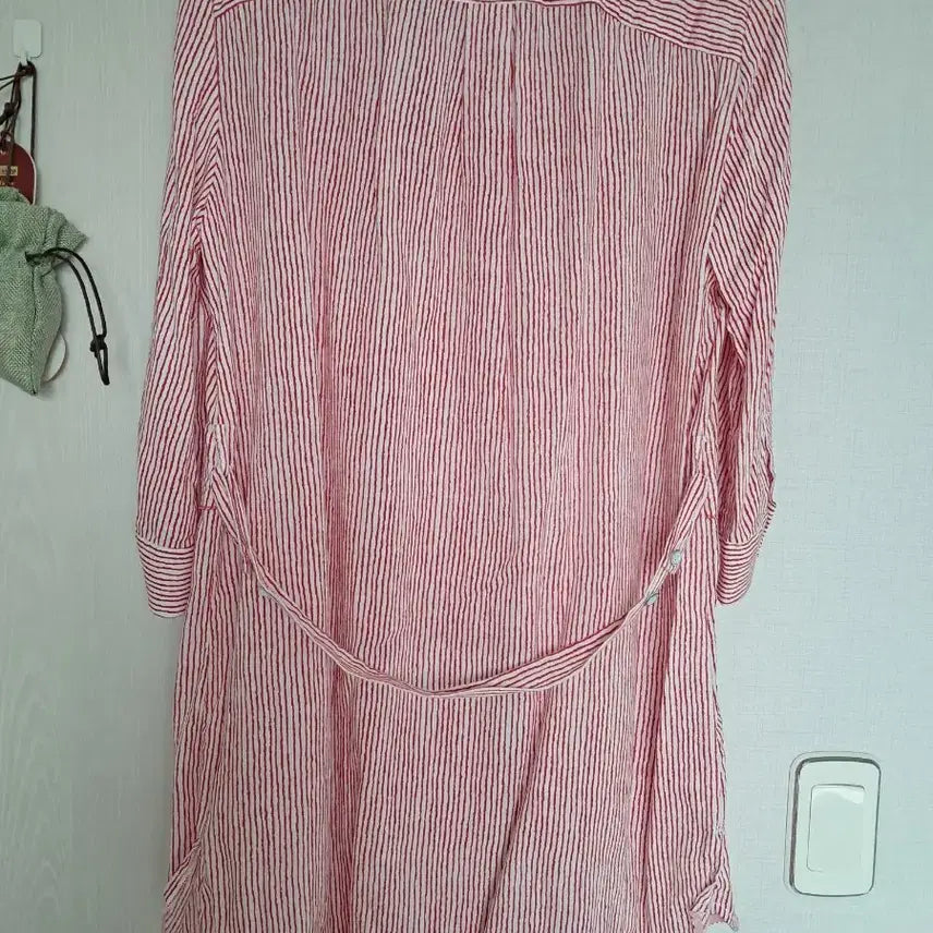[BUNJANG] PAT Striped Long Shirt (Size 90) / PAT  아우터형 스트라이프 롱셔츠 90