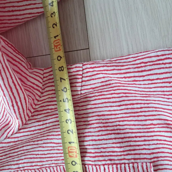 [BUNJANG] PAT Striped Long Shirt (Size 90) / PAT  아우터형 스트라이프 롱셔츠 90