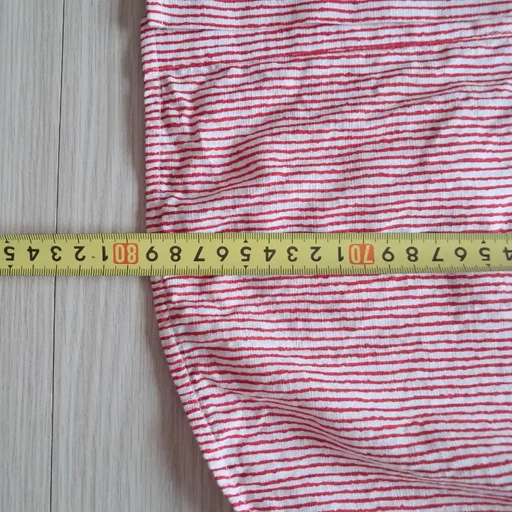 [BUNJANG] PAT Striped Long Shirt (Size 90) / PAT  아우터형 스트라이프 롱셔츠 90