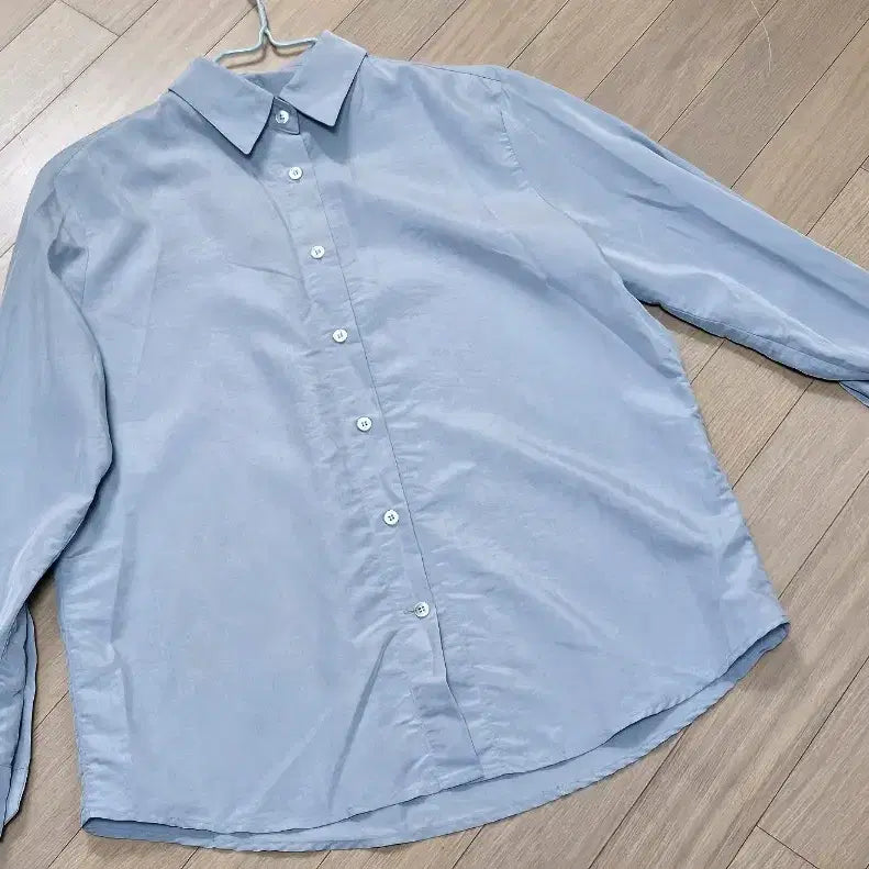 [BUNJANG] Nomellet Birkin Shirt - Navy/Dusty Blue/White / 노멜렛 버킨 셔츠 네이비