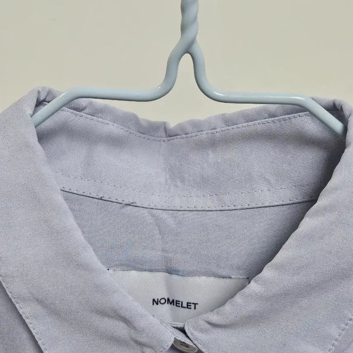[BUNJANG] Nomellet Birkin Shirt - Navy/Dusty Blue/White / 노멜렛 버킨 셔츠 네이비