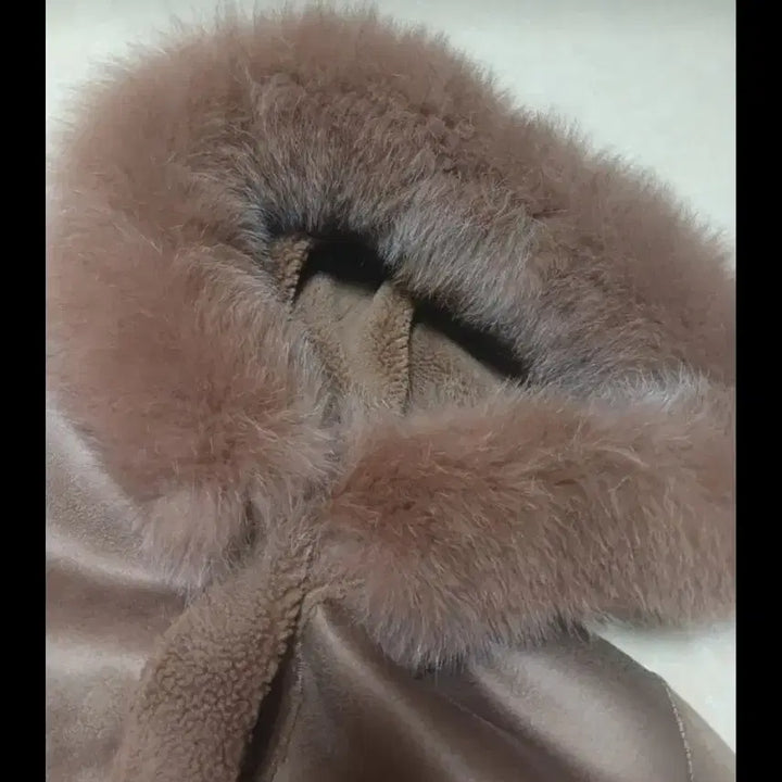 [BUNJANG] La Belle Saga Fox Reversible Hooded Mouton / 라벨르 신영모피 사가폭스 후드 리버시블 무스탕
