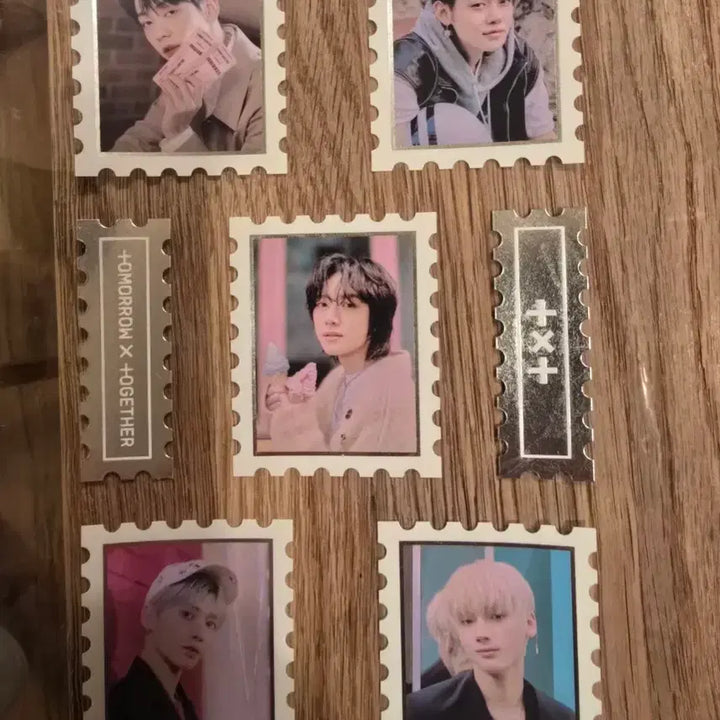 [BUNJANG] TXT Group Stamp Photo Sticker Set / 투모로우바이투게더 단체 우표 포토 스티커 3종