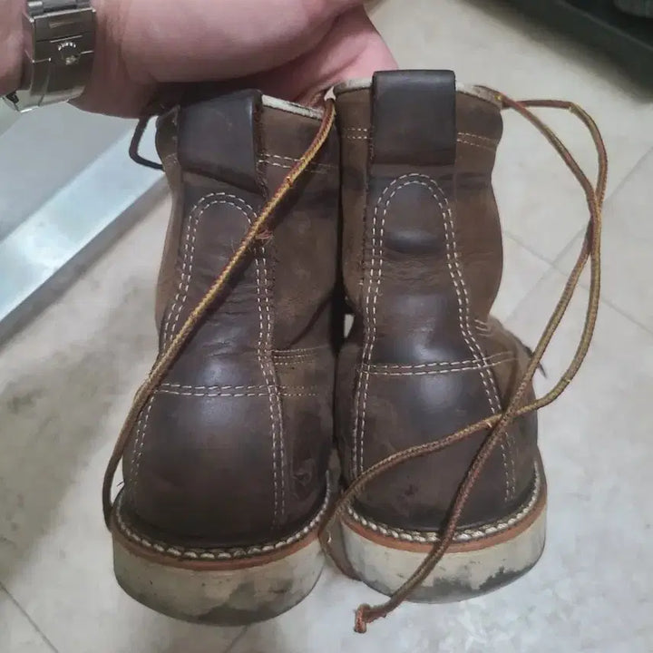 [BUNJANG] Thorogood Moc Toe Work Boots Brown / 쏘로굿 목토 워커 부츠 브라운