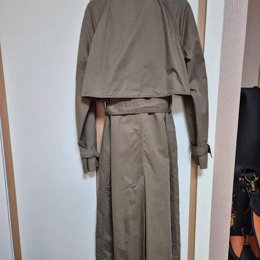[BUNJANG] Sisley Trench Coat (Khaki) / 시슬리(면)트렌치.55(카키)