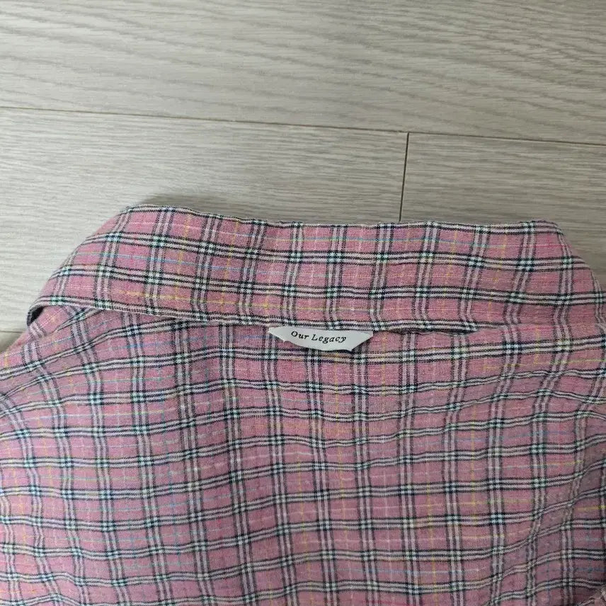 [BUNJANG] Our Legacy Borrowed Shirt Pink Kimble Check / [54]아워레가시 보로우드셔츠 핑크 킴블체크
