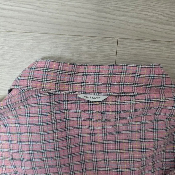 [BUNJANG] Our Legacy Borrowed Shirt Pink Kimble Check / [54]아워레가시 보로우드셔츠 핑크 킴블체크