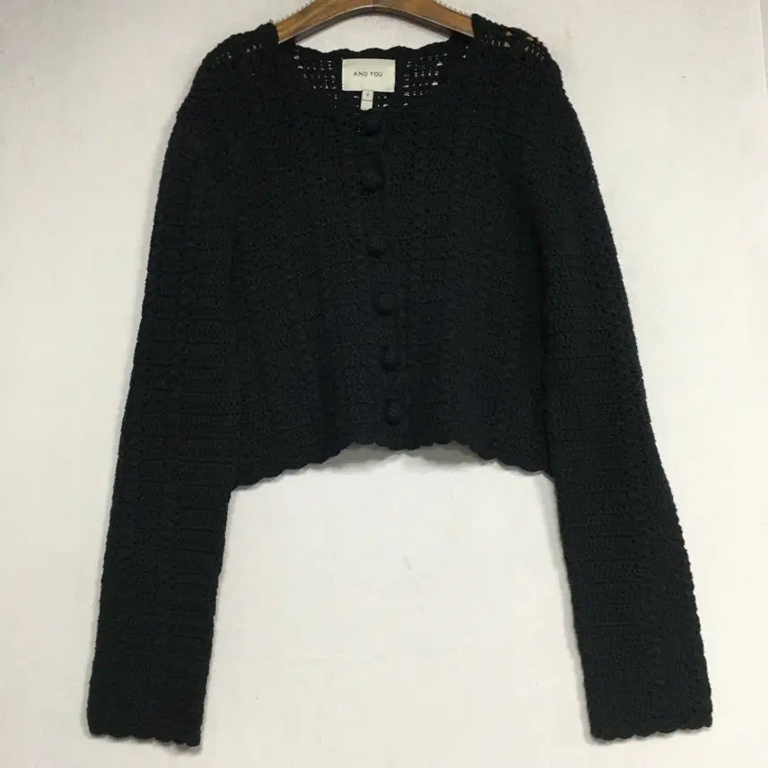 [SOLD OUT] 앤유 크로쉐 핸드메이드 니트 가디건