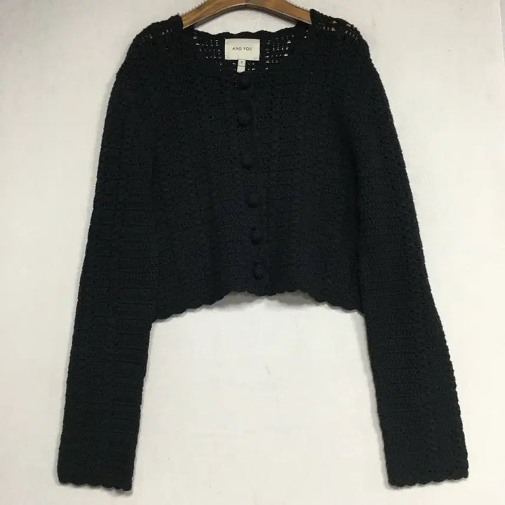 [SOLD OUT] 앤유 크로쉐 핸드메이드 니트 가디건