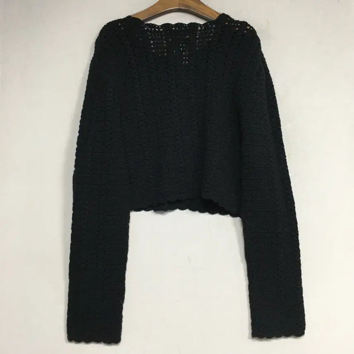 [SOLD OUT] 앤유 크로쉐 핸드메이드 니트 가디건