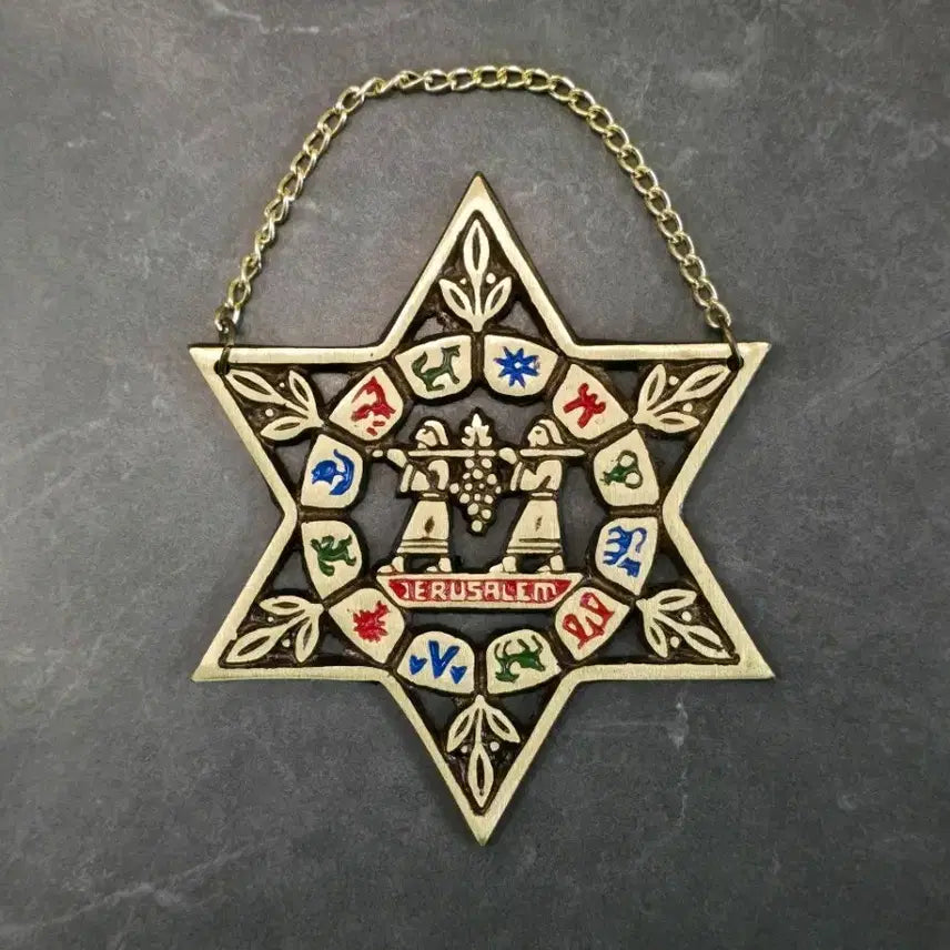 [BUNJANG] Vintage Israel Jerusalem Brass Pendant / 빈티지 이스라엘 JERUSALEM 황동 팬던트