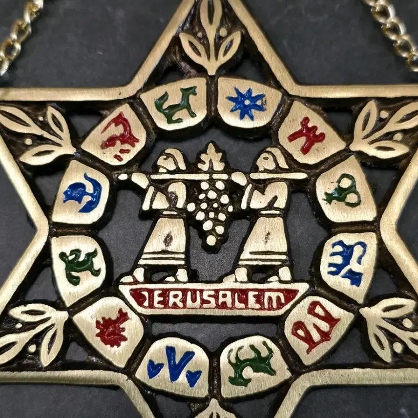 [BUNJANG] Vintage Israel Jerusalem Brass Pendant / 빈티지 이스라엘 JERUSALEM 황동 팬던트