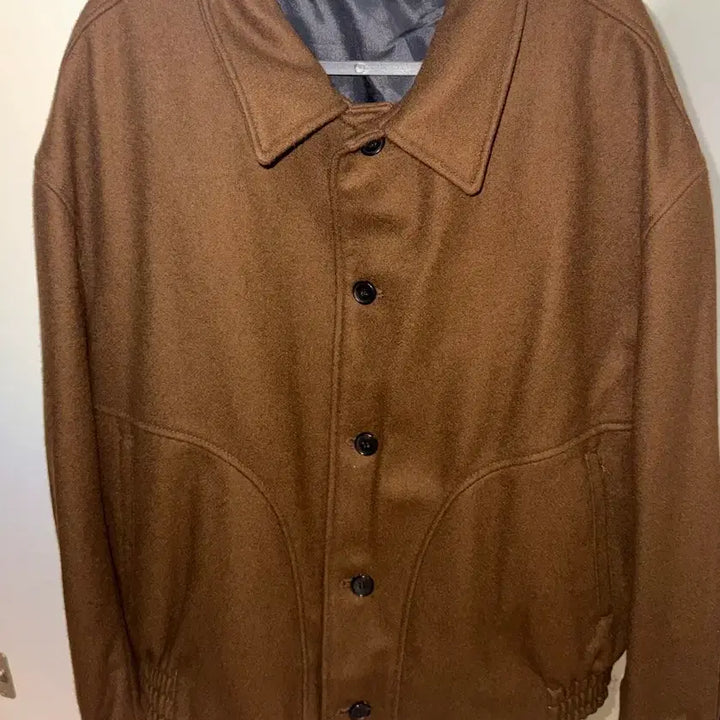 [BUNJANG] Allennes Wool Short Blouson Jacket Brown Size 2 / 알렌느 울 숏 블루종 자켓 브라운 2사이즈