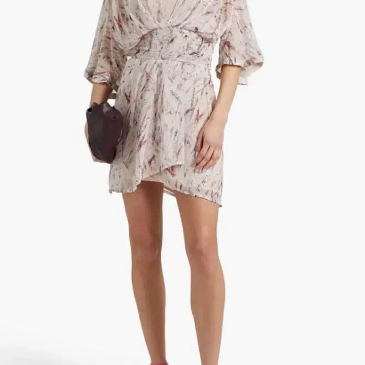 [BUNJANG] IRO Chiffon Pink Dress / IRO 이로 원피스 쉬폰 핑크 36