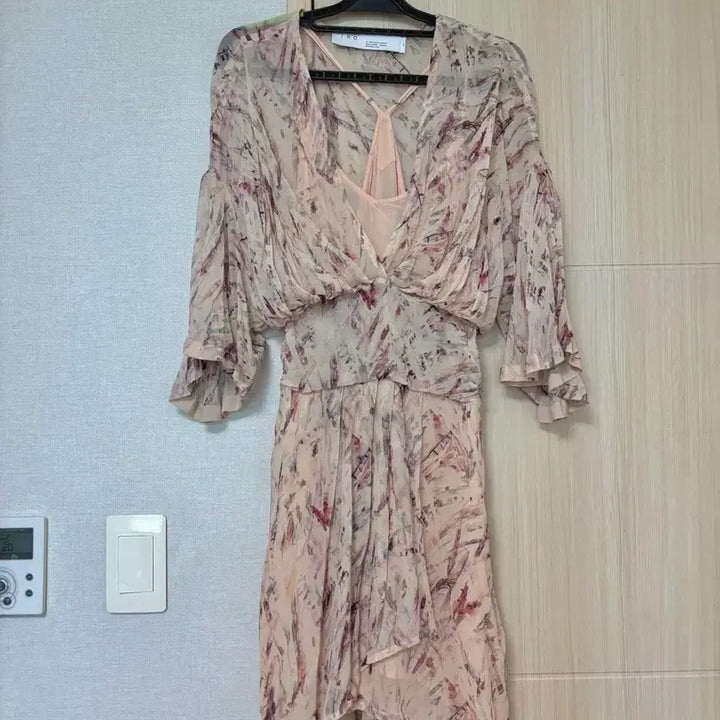 [BUNJANG] IRO Chiffon Pink Dress / IRO 이로 원피스 쉬폰 핑크 36