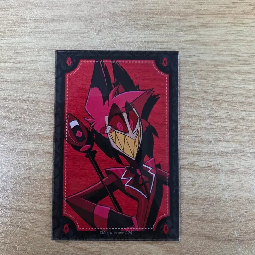 [BUNJANG] Hazbin Hotel Alastor Acrylic Card / 해즈빈호텔 스마일베이스카페 아크릴카드 알래스터