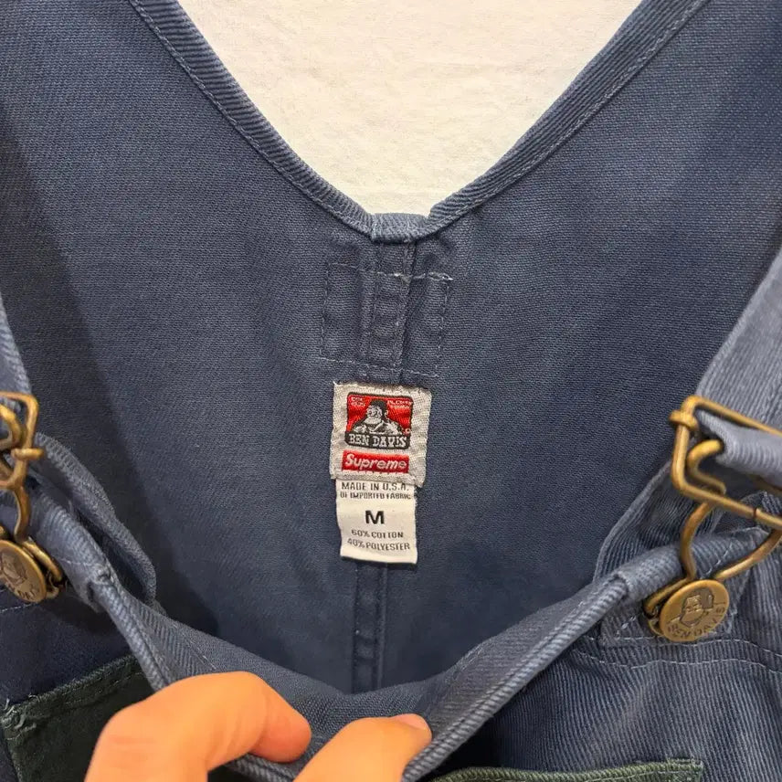 [BUNJANG] Supreme Ben Davis Overalls Jumpsuit / 슈프림 벤 데이비스 오버롤 점프수트 멜빵