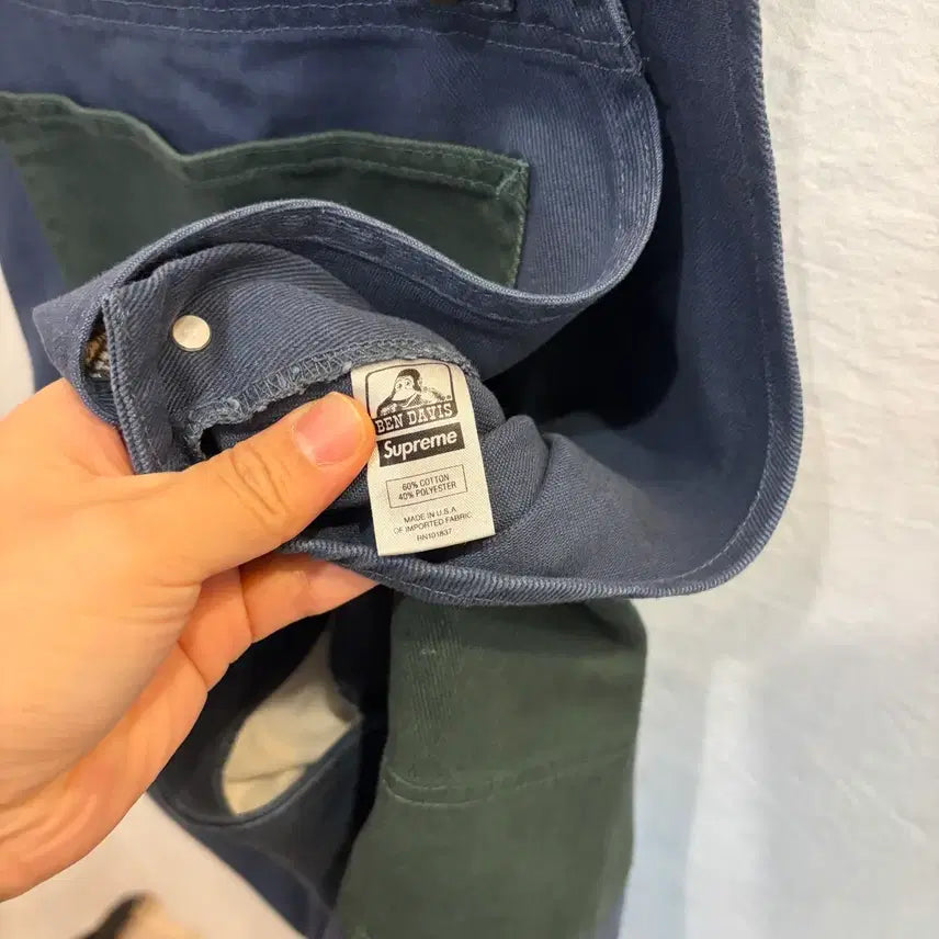 [BUNJANG] Supreme Ben Davis Overalls Jumpsuit / 슈프림 벤 데이비스 오버롤 점프수트 멜빵