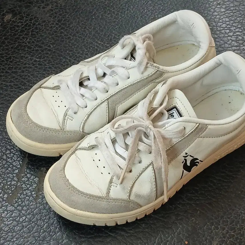 [BUNJANG] Le Coq Sportif White Sneakers 245mm / 르꼬끄 스포르티브 흰색 스니커즈 245mm