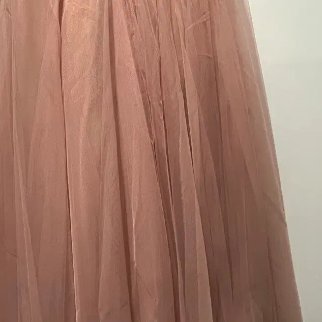 [BUNJANG] Shasha Tulle Long Skirt / 샤샤 튤 스커트 롱스커트 핑크 or 베이지 택 1