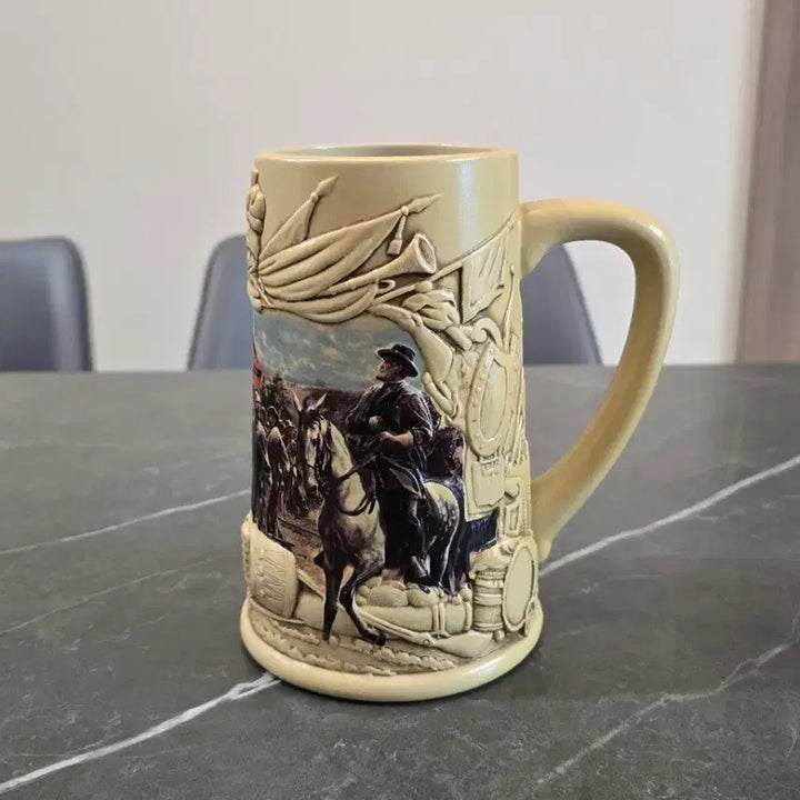 [BUNJANG] Civil War Ceramic Beer Mug / 미국 Civil War 세라믹 맥주잔
