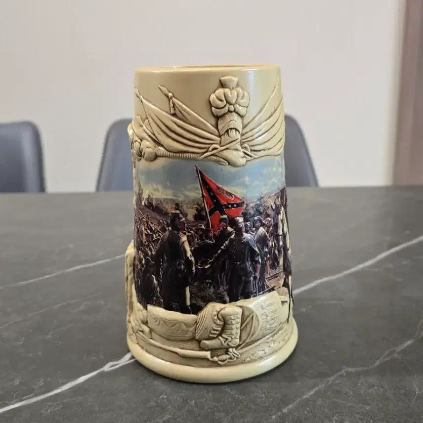 [BUNJANG] Civil War Ceramic Beer Mug / 미국 Civil War 세라믹 맥주잔