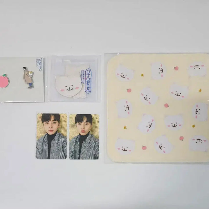 [BUNJANG] Hwang Minhyun Hwangdo Nyang 2 Set Bundle / 황민현 황도냥2 핀세트 + 스티커세트 + 미니타월+ 포카 2장 일괄