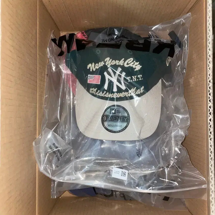 [BUNJANG] thisisneverthat x New Era x MLB Two-Tone Ball Cap Dark Green / 디스이즈네버댓 x 뉴에라 x MLB  투톤 볼캡 다크그린