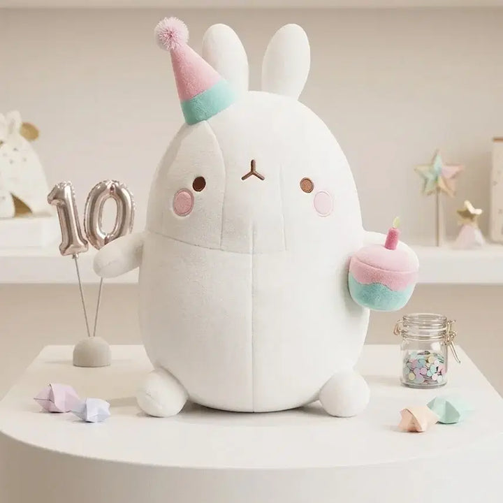 [BUNJANG] Molang Bunny Plush Doll / 몰랑이 토끼 인형