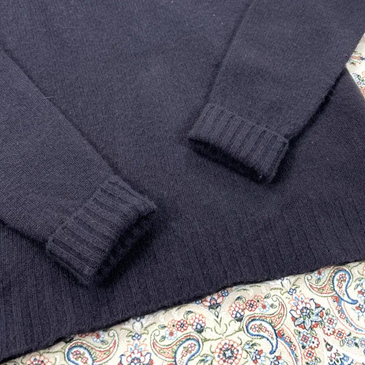 [BUNJANG] Drumohr Luxury Label Cashmere Knit Sweater / [A등급 46-48] 드루모어 럭셔리라벨 다크브라운 캐시미어 니트스웨터