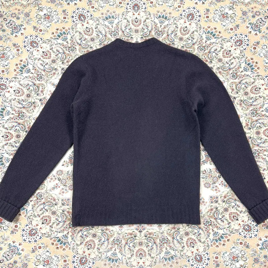[BUNJANG] Drumohr Luxury Label Cashmere Knit Sweater / [A등급 46-48] 드루모어 럭셔리라벨 다크브라운 캐시미어 니트스웨터
