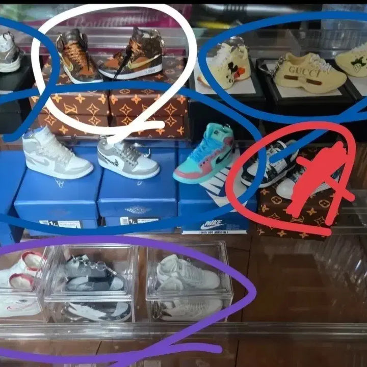 [BUNJANG] Miniature Shoe Keyring Collection / 미니어처 신발 키링 컬렉션 판매합니다