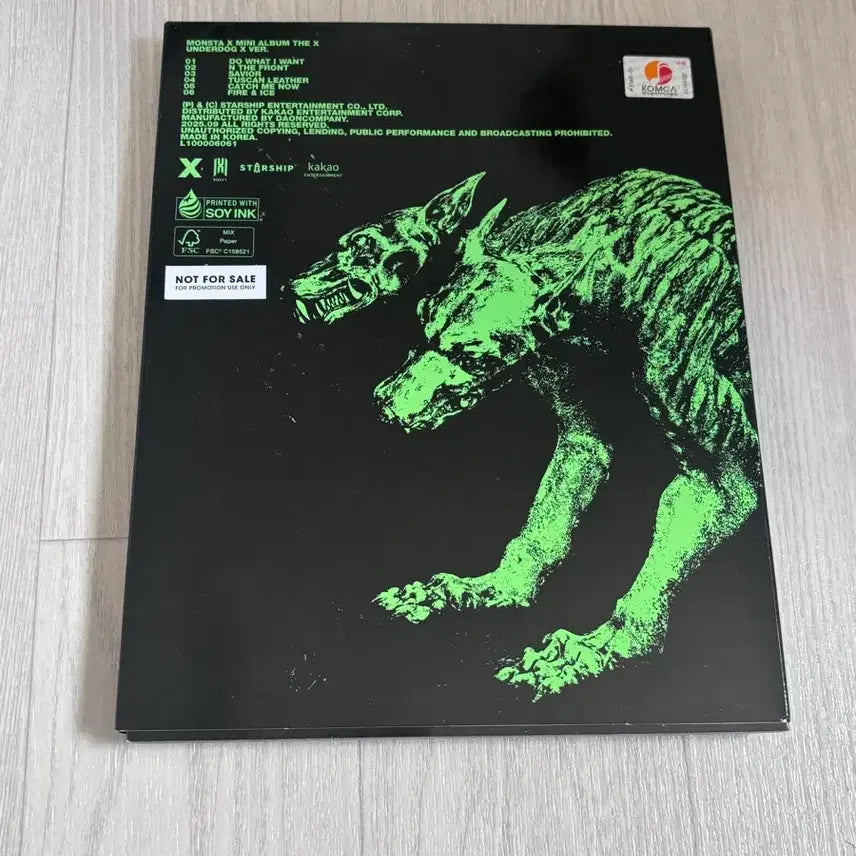 [SOLD OUT] 몬스타엑스 싸인앨범 MONSTA X MINI ALBUM THE X