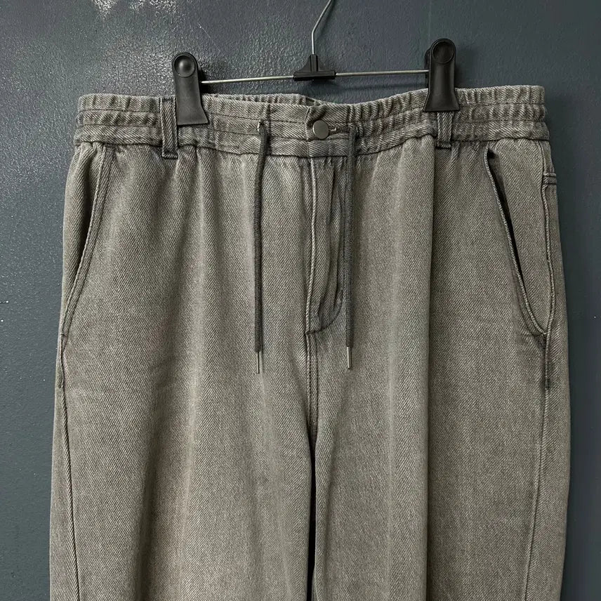 [BUNJANG] 8Seconds Gray Banding Denim Pants / XL 에잇세컨즈 그레이 밴딩 데님 팬츠