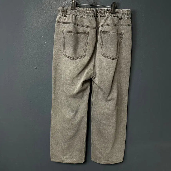 [BUNJANG] 8Seconds Gray Banding Denim Pants / XL 에잇세컨즈 그레이 밴딩 데님 팬츠