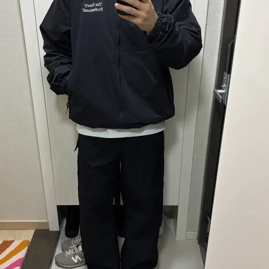 [BUNJANG] ENNOY 2025 SHAKATECH CPN Hoodie Black XXL / 엔노이 ENNOY 2025 샤카 TECH CPN 후디 블랙 XXL