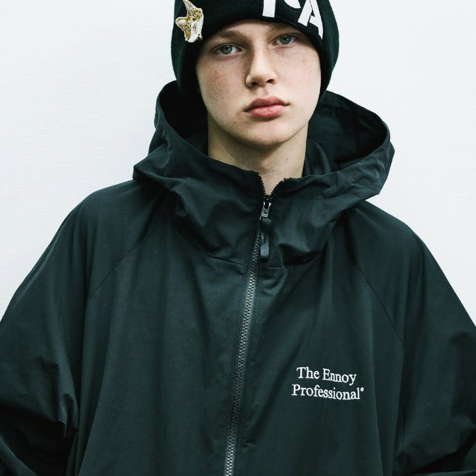 [BUNJANG] ENNOY 2025 SHAKATECH CPN Hoodie Black XXL / 엔노이 ENNOY 2025 샤카 TECH CPN 후디 블랙 XXL
