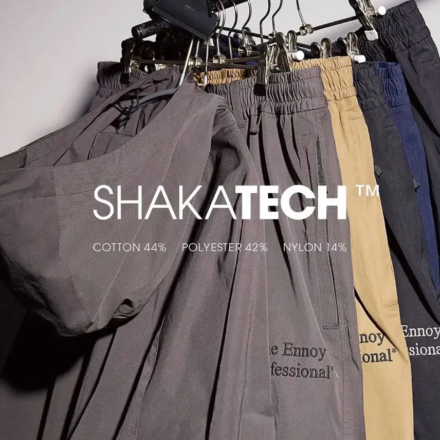 [BUNJANG] ENNOY 2025 SHAKATECH CPN Hoodie Black XXL / 엔노이 ENNOY 2025 샤카 TECH CPN 후디 블랙 XXL