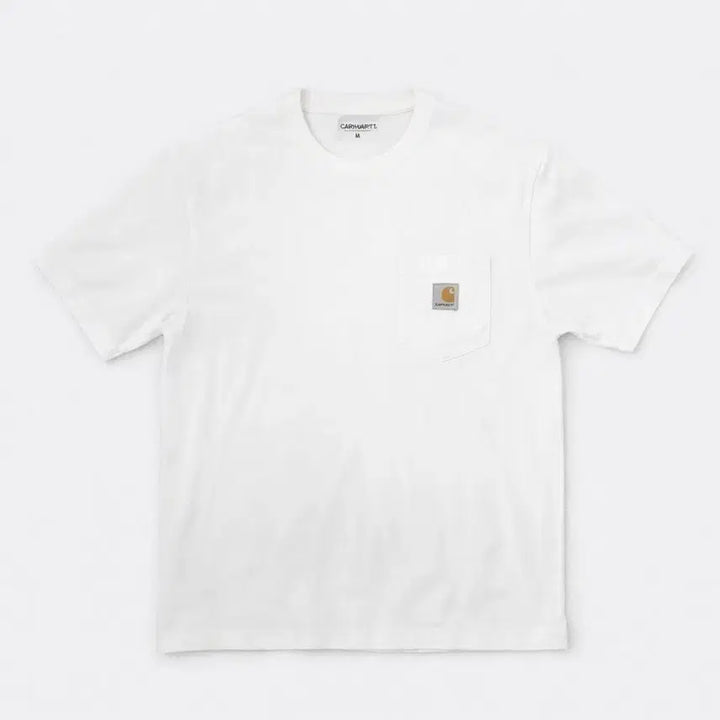 [BUNJANG] Carhartt WIP Logo T-shirt / [정품/급처] 칼하트 WIP 반팔티 L 화이트 오버핏 / 실착1회 S급