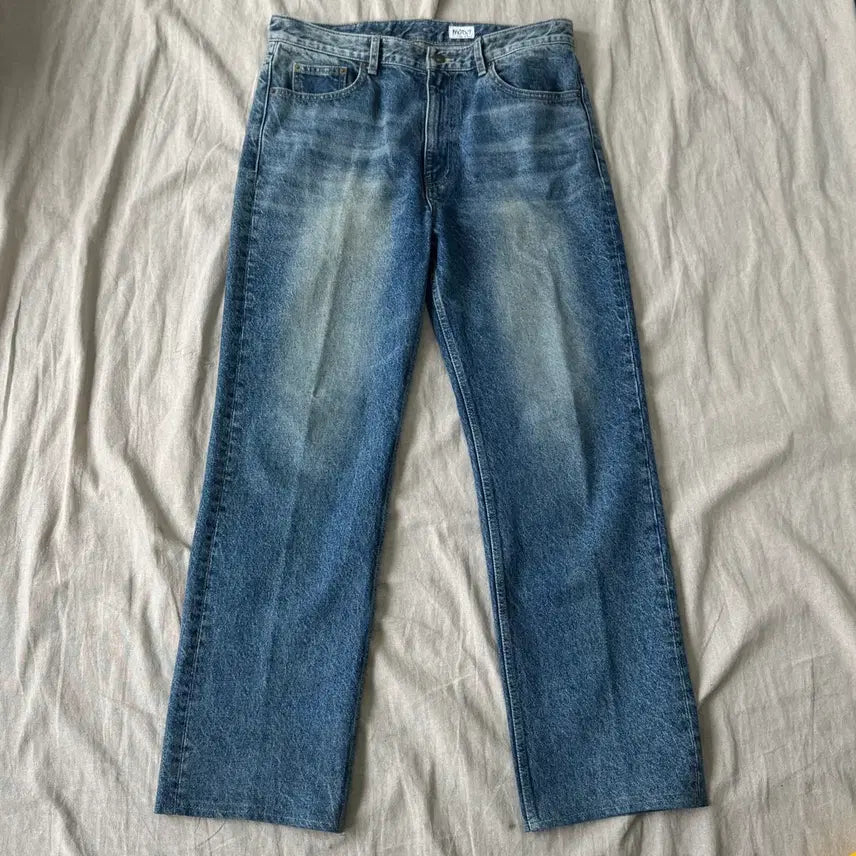 [BUNJANG] Mod9 Mod6 Sand Washing Denim Pants 33 / 모드나인 mod6 샌드워싱 데님팬츠 33