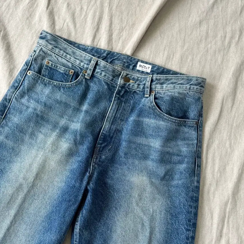 [BUNJANG] Mod9 Mod6 Sand Washing Denim Pants 33 / 모드나인 mod6 샌드워싱 데님팬츠 33