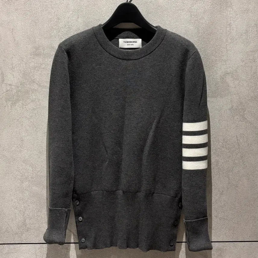 [BUNJANG] Thom Browne Milano Stitch Knit Sweater / [정품/40] 톰브라운 사선완장 밀라노 스티치 니트