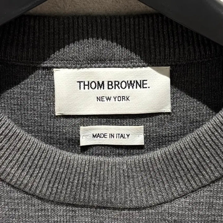 [BUNJANG] Thom Browne Milano Stitch Knit Sweater / [정품/40] 톰브라운 사선완장 밀라노 스티치 니트