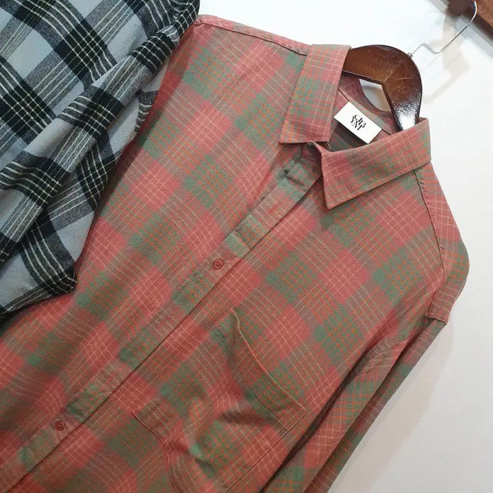 [BUNJANG] Oversized Fit Checkered Shirt / 고퀄 내수 오버핏 체크 셔츠 *남녀공용