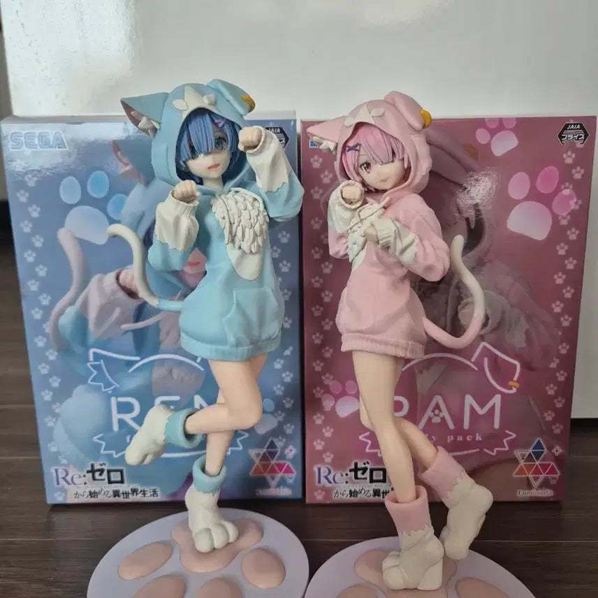 [BUNJANG] Re:Zero Rem &amp; Ram Figures / 리제로 렘,람 피규어 판매합니다.