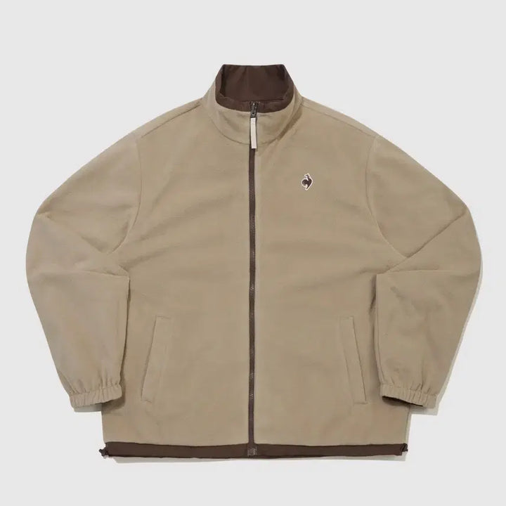 [BUNJANG] Le Coq Sportif Unisexe Dues Reversible Loose Fit Jacket - Brown / 르꼬끄 유니 듀스 리버시블 루즈핏 자켓 BROWN