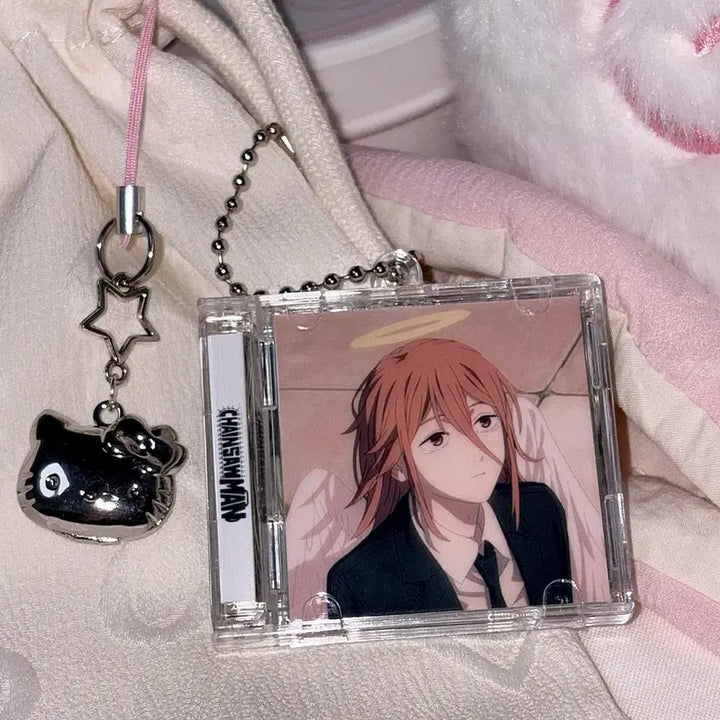 [SOLD OUT] [체인소 맨] NFC 천사의 악마 양면 아크릴 CD 키링