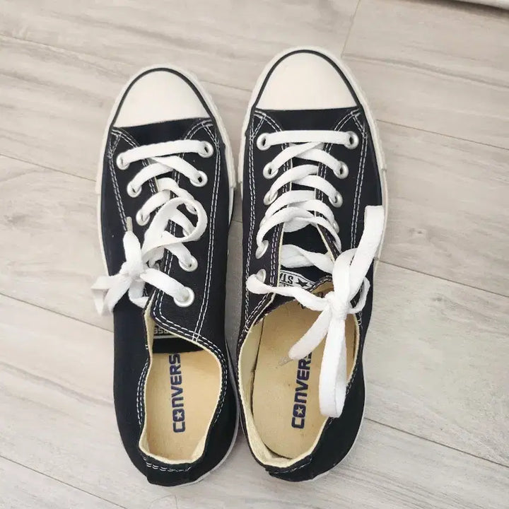 [BUNJANG] Converse Canvas Low-Top Sneakers / 컨버스 캔버스화 블랙 로우