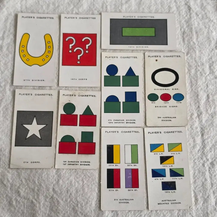 [BUNJANG] John Player &amp; Sons British Army Series Antique Cards / 영국빈티지카드 유럽빈티지카드 유럽엔틱 영국군대 군인 엔틱소품 유럽소품